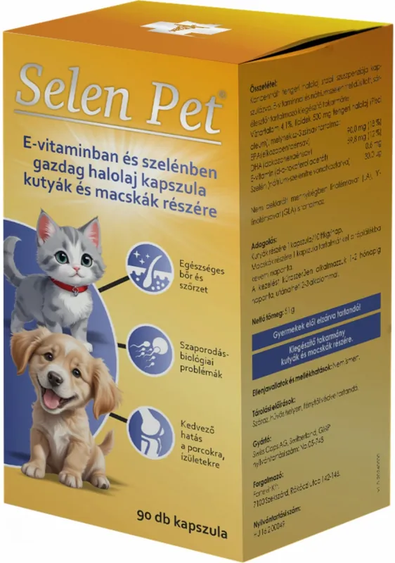 Plată securizată Selen Pet supliment alimentar capsule pentru câini și pisici