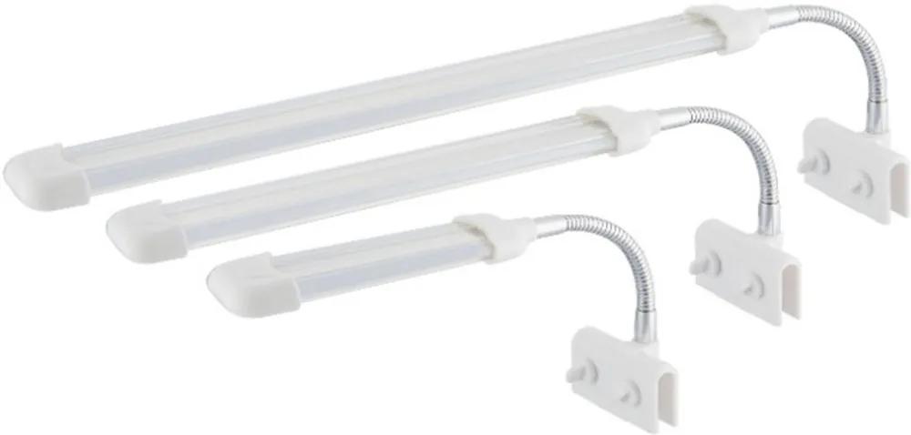 Plată securizată Sobo iluminat cu LED, alb-albastru, de agățat pentru sticlă de max. 8 mm