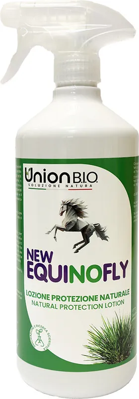 Ofertă de sezon Union Bio New Equinofly - Spray repelent cu citronella și arbore de ceai pentru cai