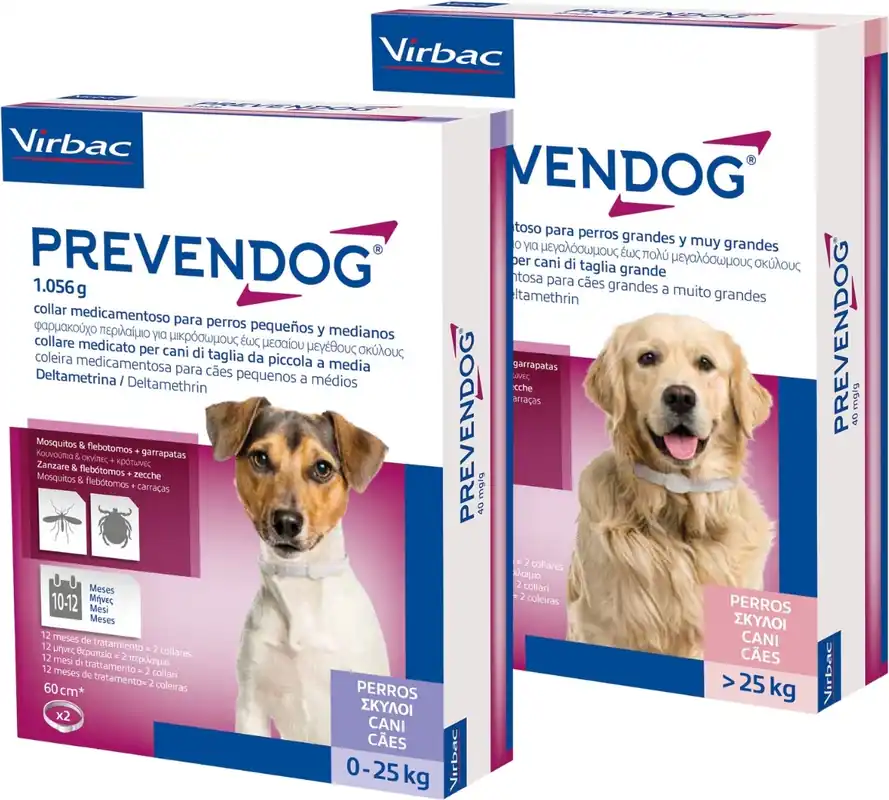 Virbac Prevendog zgardă antiparazitară țânțari și căpușe Ofertă specială