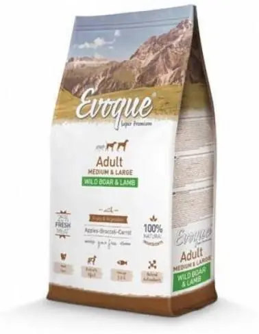 Vezi acum Visán Evoque Dog Adult Medium/Large Wild Boar & Lamb with Fruits & Vegetables