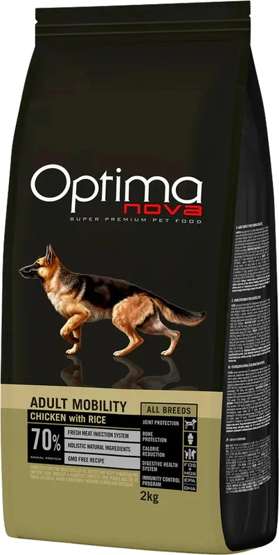 Livrare expres Visán Optimanova Dog Adult Mobility Chicken & Rice