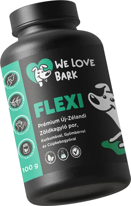 We Love Bark Flexi pudră de midii verzi din Noua Zeelandă pt câini Ofertă de sezon