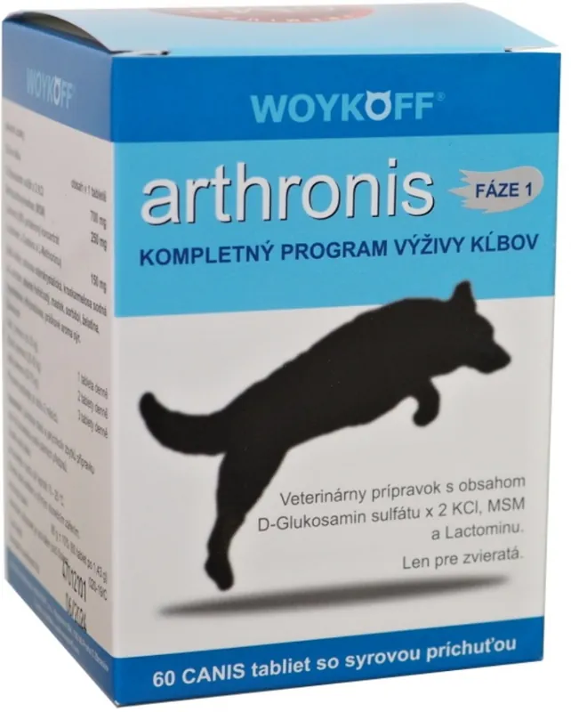 Woykoff Arthronis Faza 1 tablete pentru protecția și regenerarea cartilajului pentru câini Mai ieftin