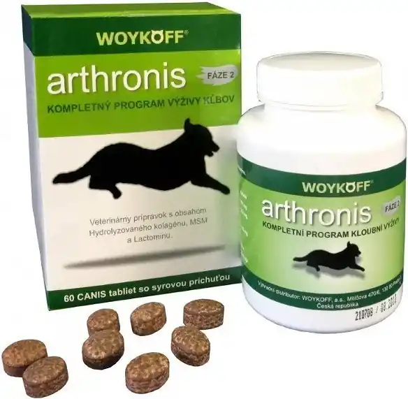 Woykoff Arthronis Phase 2 suport articular câini – Colagen, MSM, Lactomin Cel mai bun preț