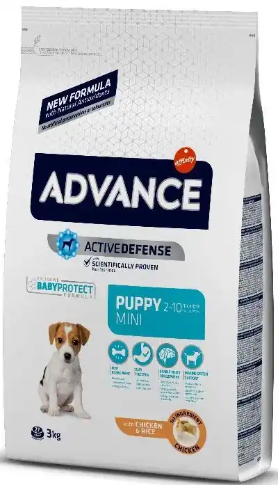 ADVANCE PUPPY Mini, Pui şi orez, 3kg Cumpără online