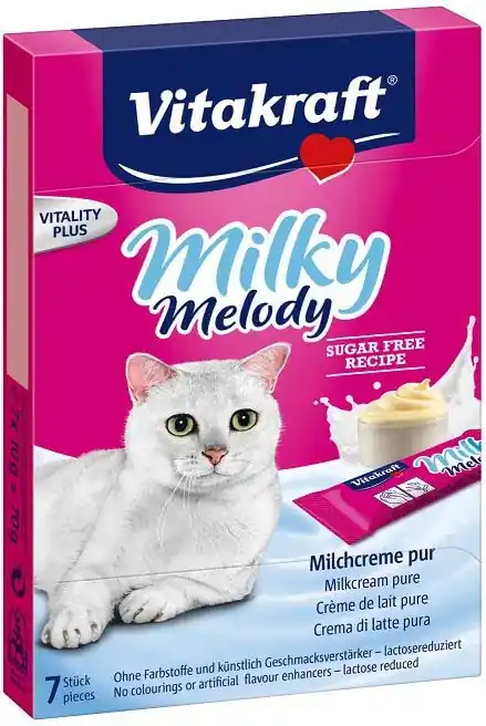 VITAKRAFT Delicatesă pentru pisici Milky Melody 7x10g, 70g Super ofertă