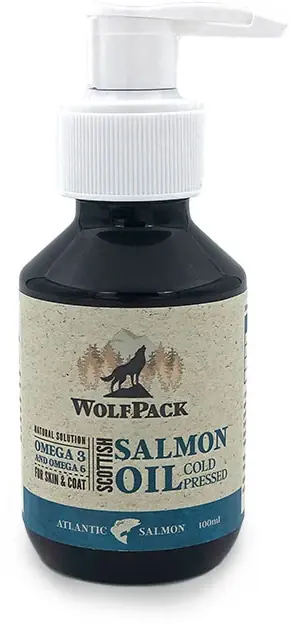 WOLFPACK Ulei de somon pentru câini şi pisici 100ml Chilipir