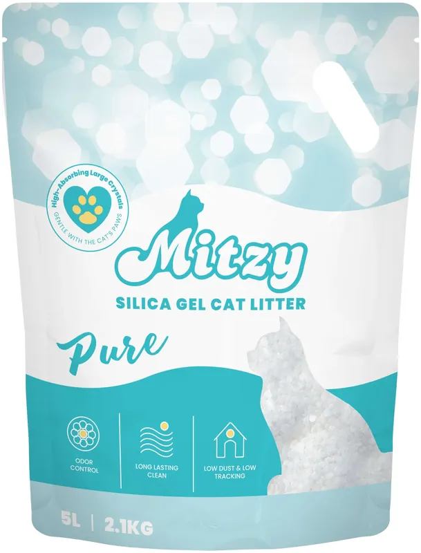 MITZY SILICAT GEL PURE, Nisip silicat pentru pisici Reduceri