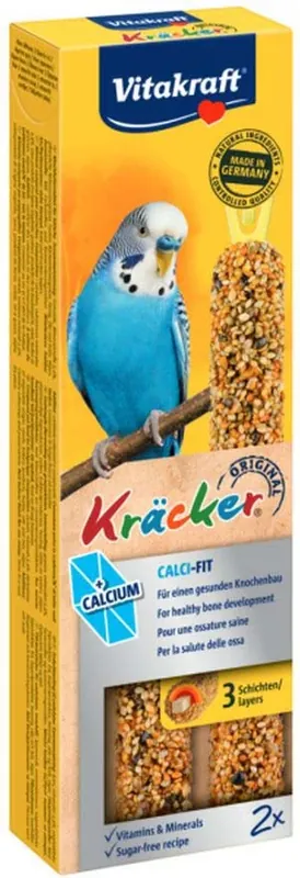 VITAKRAFT Baton pentru peruşi, cu Multivitamine 2 bucăţi, 60g Ofertă exclusivă