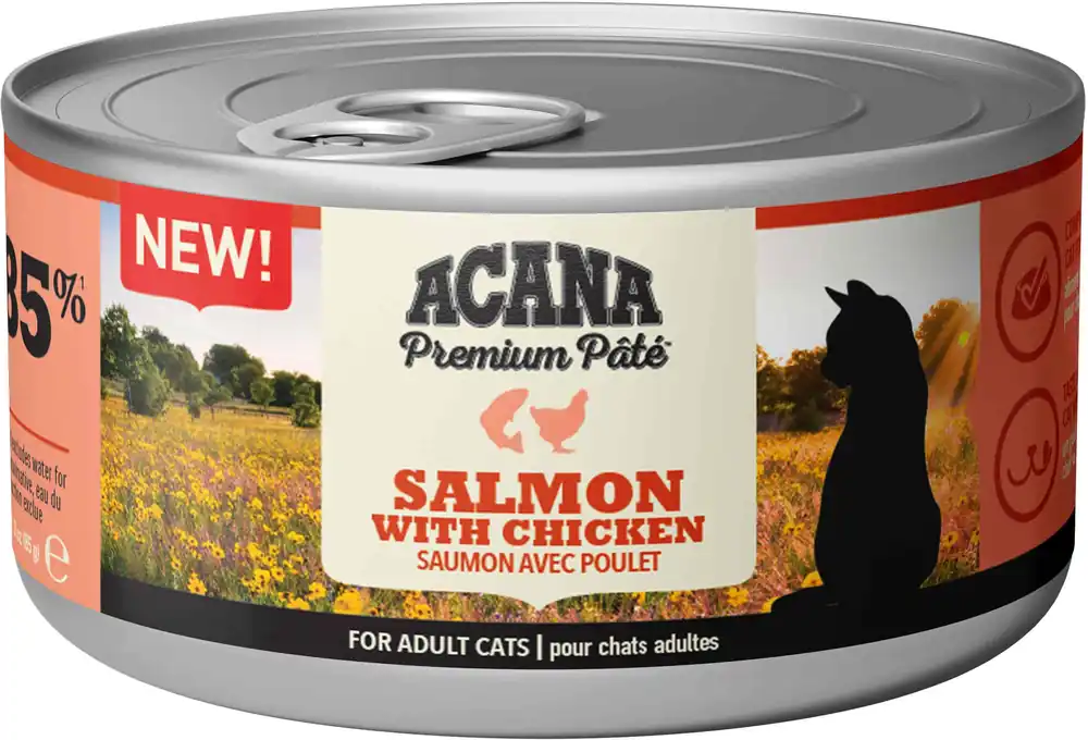 ACANA Conservă pentru pisici, cu Somon şi Pui 85 g Ofertă specială