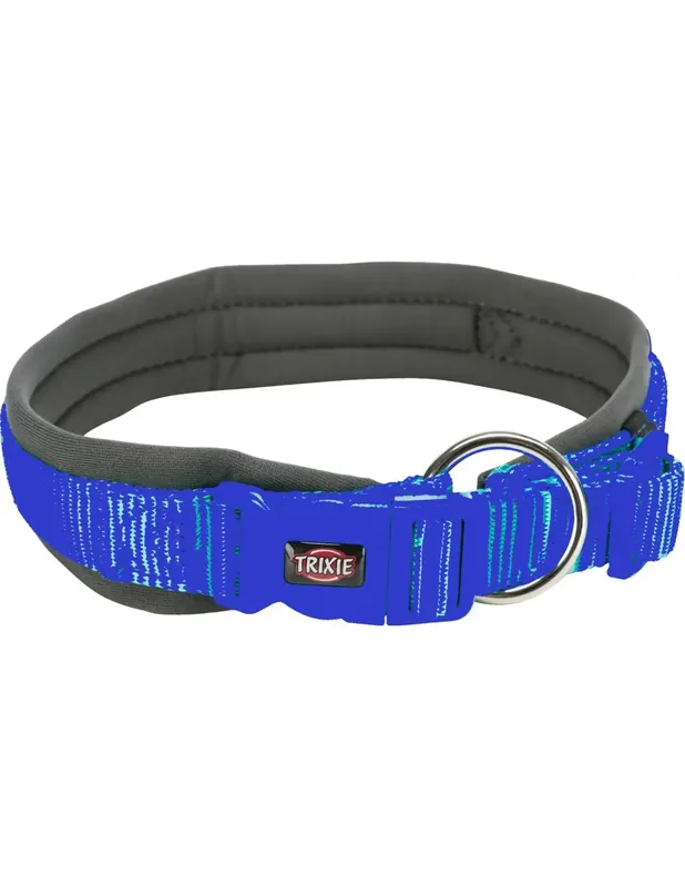 Cumpără online Trixie Zgarda Premium Indigo/Albastru Captusita, 42-48 cm/20mm
