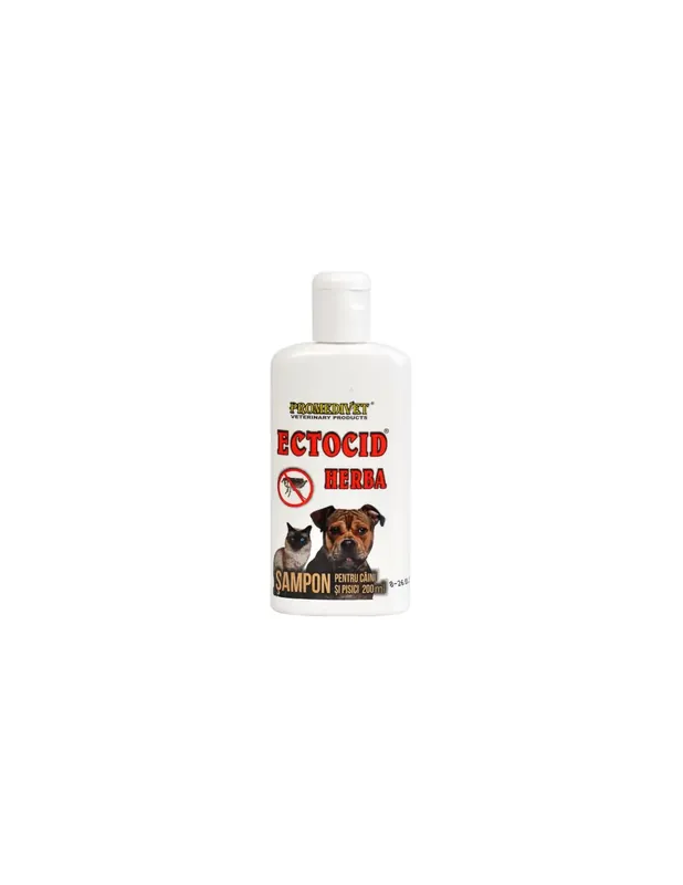 Ectocid Herba Sampon, 200 ml Plată sigură