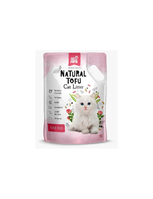 Asternut Mon Petit Ami, Tofu Trandafiri, 10 L / 4 kg Expediere rapidă
