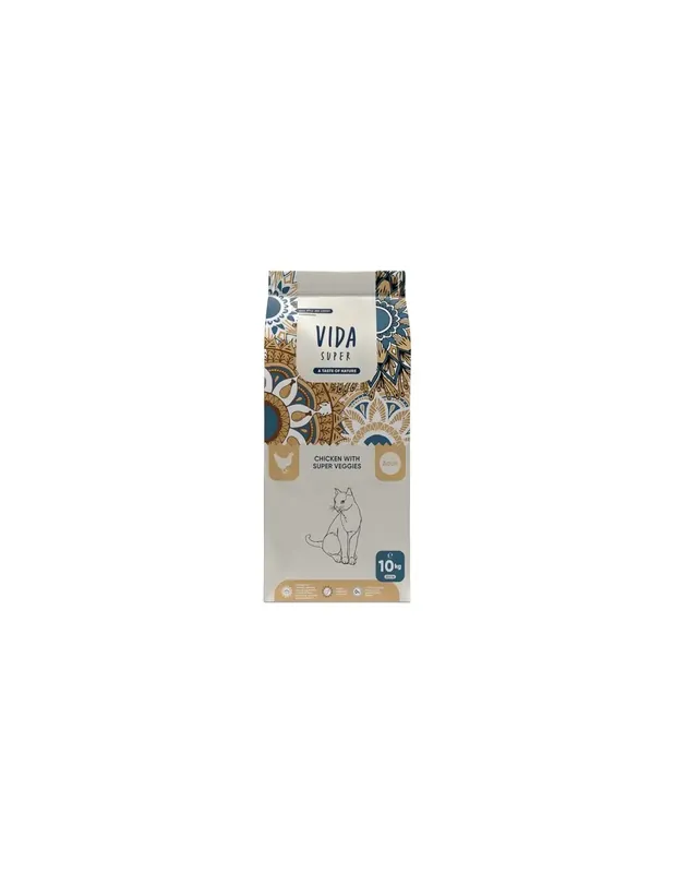 Reducere Vida Super Pui cu Legume Pisici Adulte 10 kg