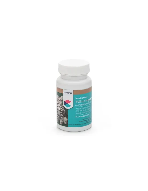 Supliment NutriCareVet Feline Supplement for Liver Support Tablets Plată sigură