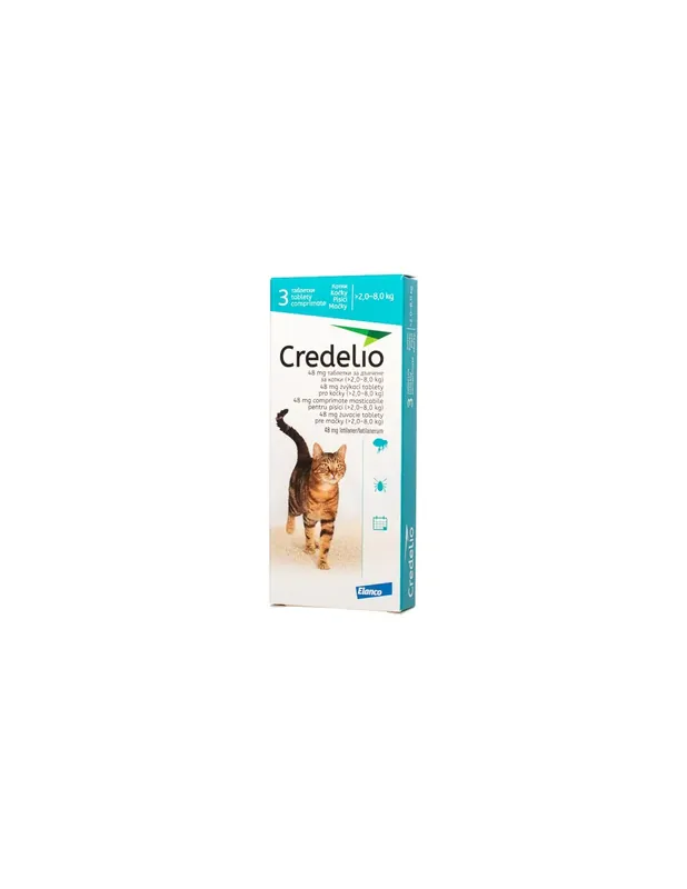 Credelio 48 mg (2-8 kg) 1 tbl Cumpără online