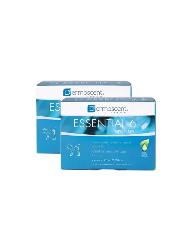 Calitate înaltă Dermoscent Esential 6 Spot-on Pisica, 2 x 4 pipete