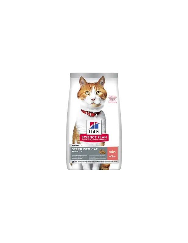Doar azi Hill‘s SP Feline Adult Sterilised Salmon 1.5 kg*
