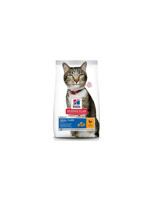 Cumpără online Hill‘s SP Feline Adult Oral Care Chicken 1.5 kg*