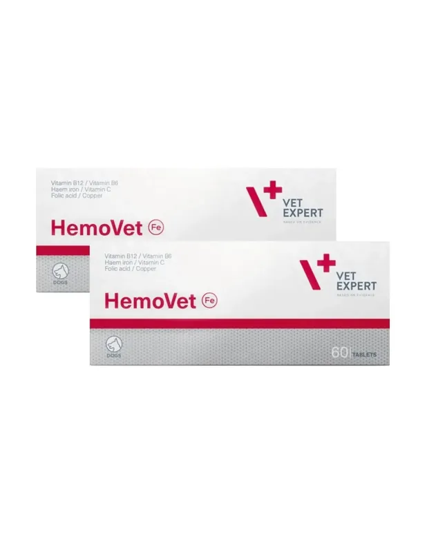 Supliment HemoVet VetExpert, 2 X 60 tablete Preț mic