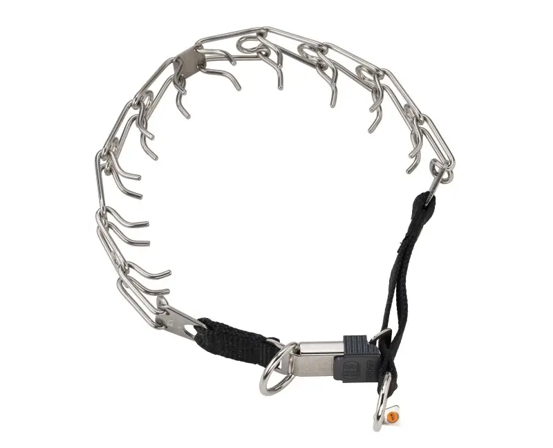 Zgarda profesionala Ultra-Plus Hermann Sprenger ClicLock Inox pentru dresaj canin Cel mai vândut