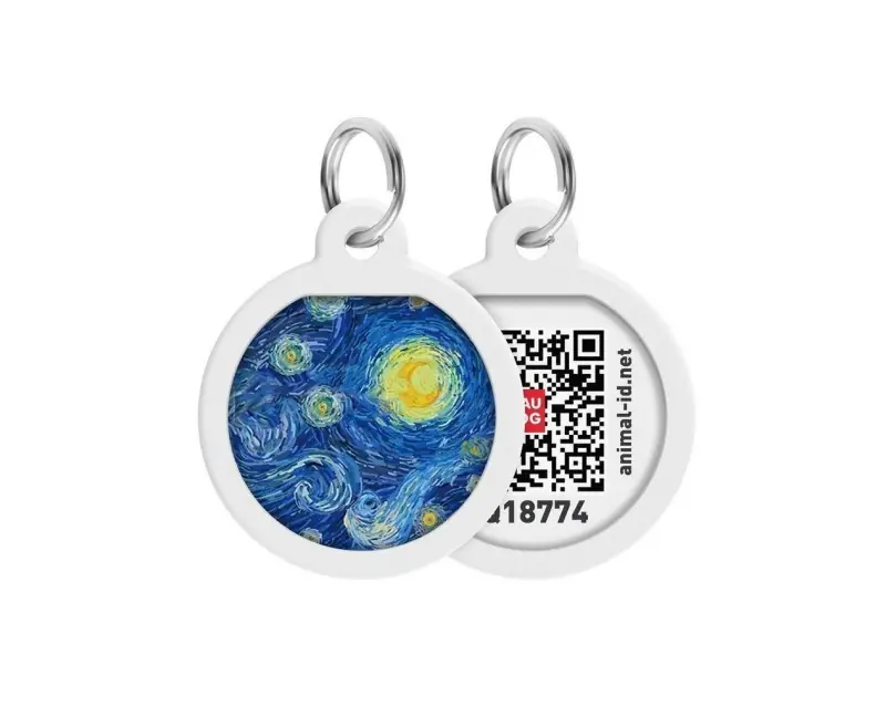 Medalion WAWDOG Smart ID Water Lilly pentru caini Discount