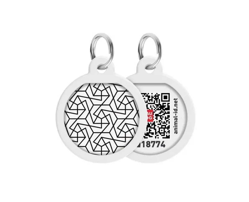 Medalion WAWDOG Smart ID Geometry pentru caini Ofertă exclusivă