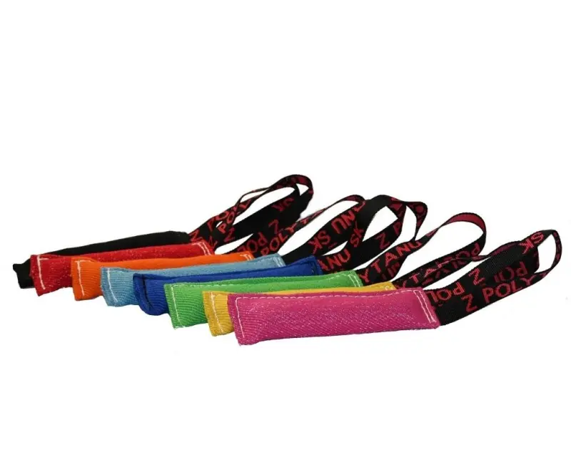 Premium Tug material francez cu un maner Z Polytanu SK / 20 x 6 cm pentru dresaj canin