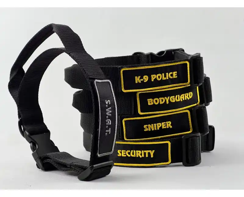 Popular Zgarda tactica textila cu maner PATROL Z Polytanu SK pentru caini