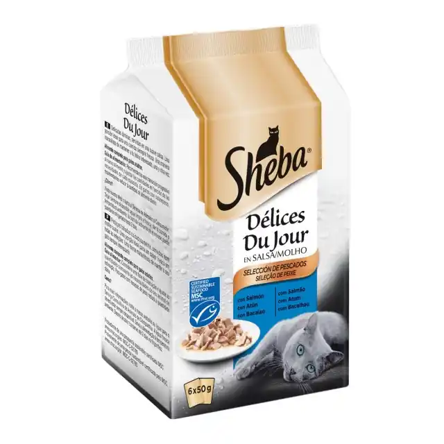 Hrana umeda pentru pisici, Sheba Delices Du Jour, Selectii de Peste Bestseller