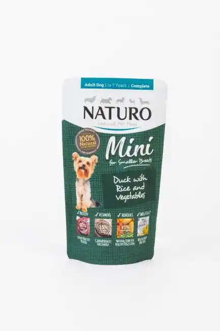 Hrana umeda caini, Naturo Adult Mini Dog Lamb with Rice & Vegetables, 150G Cumpără online