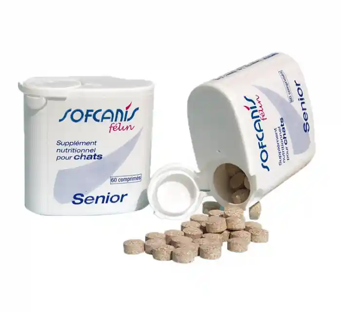 Vitamine pentru pisici, Sofcanis Felin Senior x 60 comprimate Ofertă specială