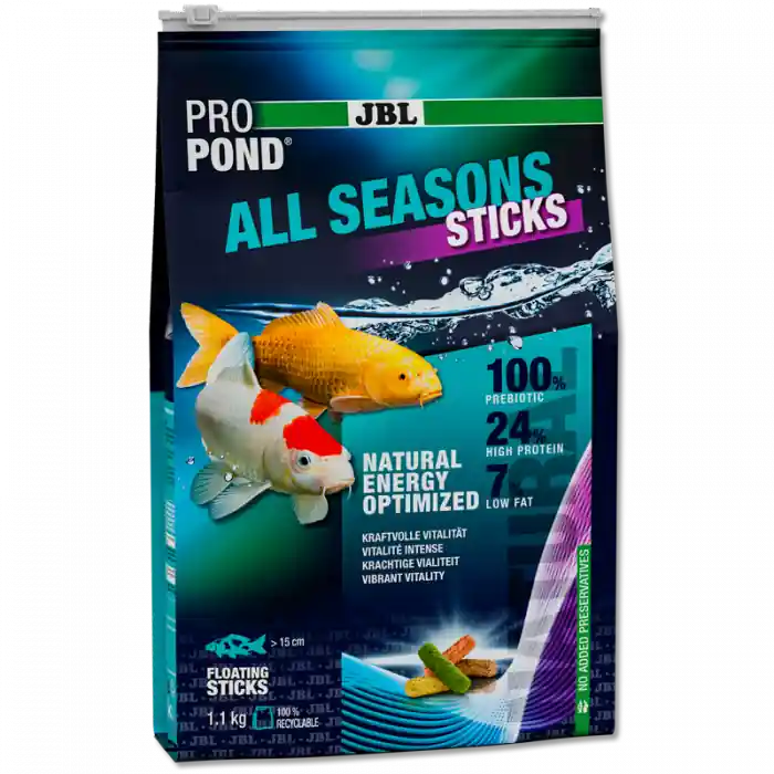 Mai ieftin Hrana pentru pesti iaz, JBL ProPond All Seasons Sticks, 1.1 Kg