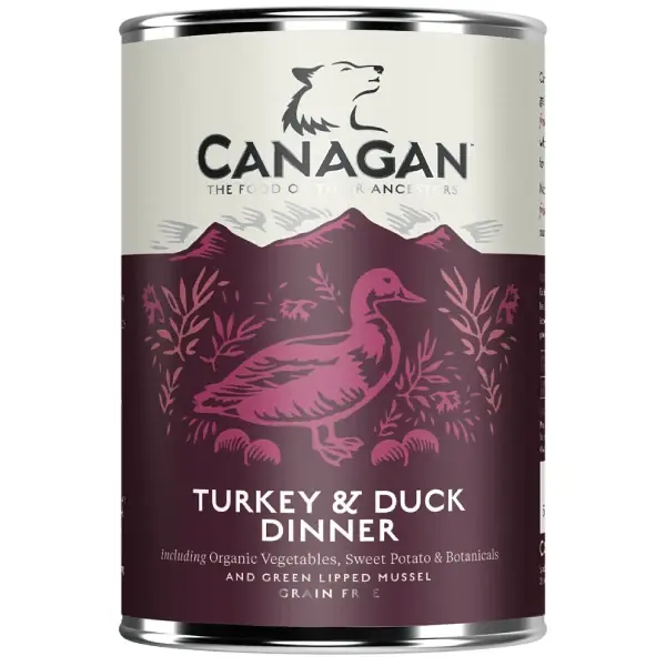 Livrare rapidă Hrana umeda pentru caini Canagan Dog Curcan&Rata 400g