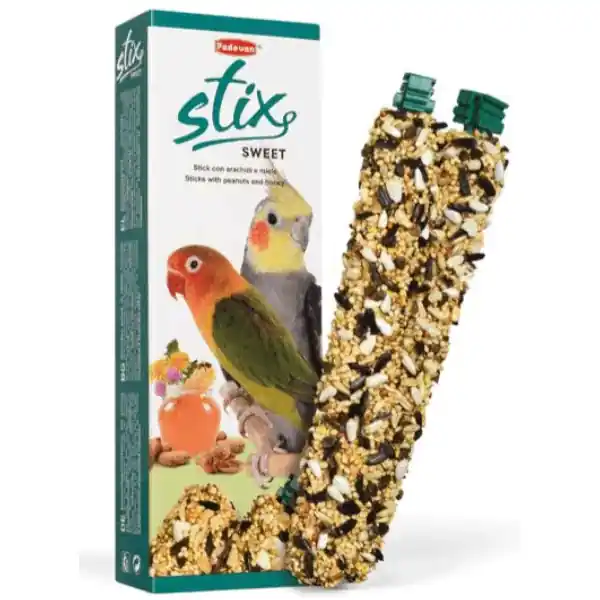 Batoane pentru papagali-nimfe Padovan Stix Sweet 100g Ofertă limitată