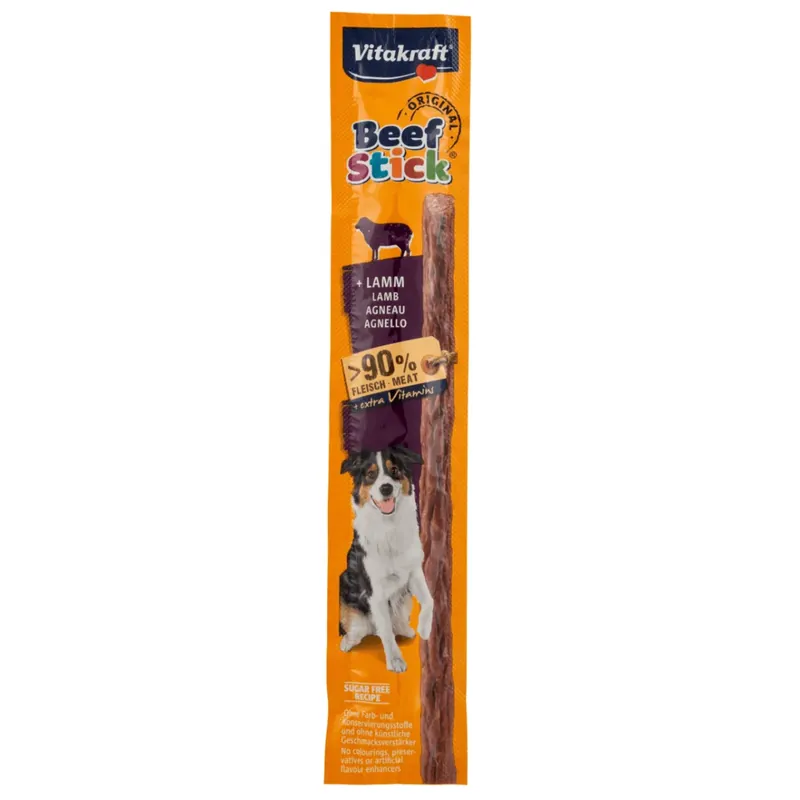Recompensa pentru caini Vitakraft Beef Stick cu Miel 12g Cumpără acum