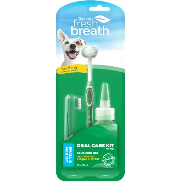 Livrare rapidă Kit pentru igiena orala a cainilor Tropiclean 59ml