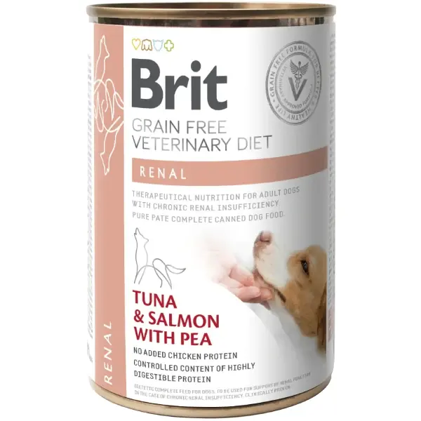 Promoție Hrana umeda pentru caini Brit Grain Free VD Renal 400g