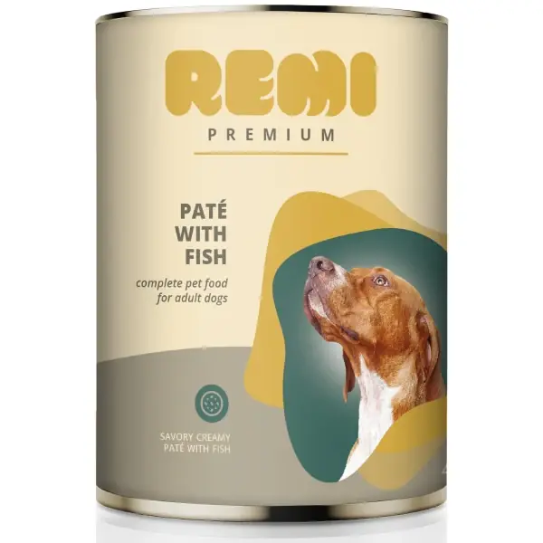 Hrana umeda pentru caini Remi Premium Mousse Peste 400g Ofertă exclusivă