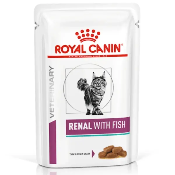 Hrana umeda pentru pisici Royal Canin VHN Renal Peste 85g Reducere specială