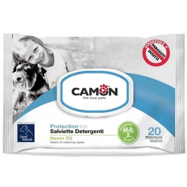 Discount Servetele umede cu ulei de Neem Camon CAM-G922 20buc