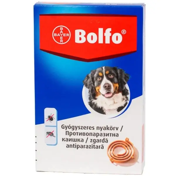 Premium Zgarda antiparazitara pentru caini Bolfo 66cm