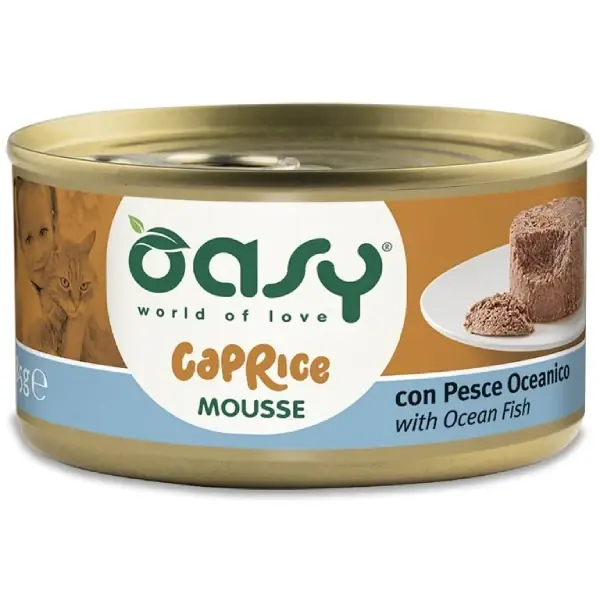 Bestseller Hrana umeda pentru pisici Oasy Caprice Mousse Peste 85g