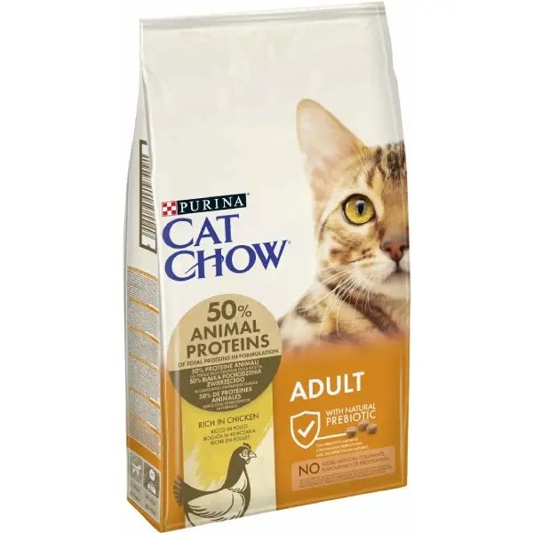 Hrana uscata pentru pisici Cat Chow Pui 1.5kg Cel mai vândut