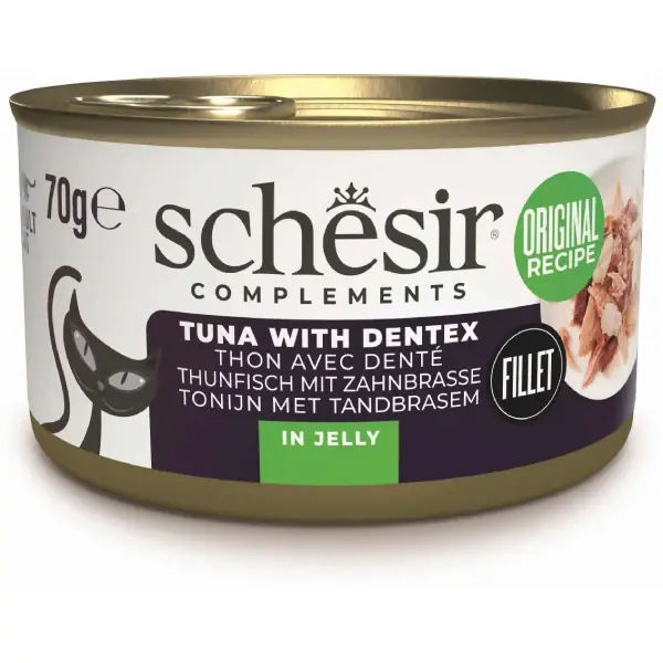 Hrana umeda pentru pisici Schesir Ton dintat Jelly 70g Reduceri