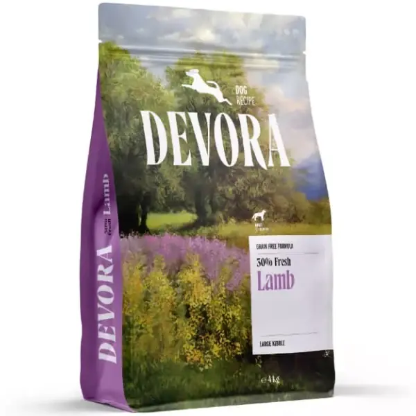 Cumpărături sigure Hrana uscata pentru caini Devora Dog GF Large Miel 4kg