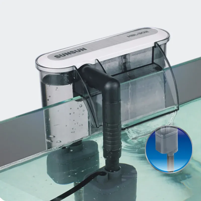 Filtru cascada Sunsun HBL-303 Hang on Filter 350l/h up to 40l Aquarium Ofertă exclusivă