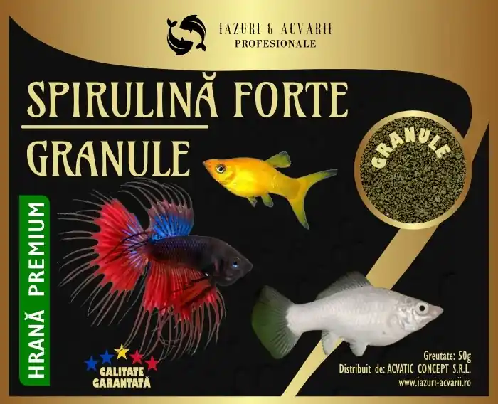 Plată securizată Hrana PremiumSpirulina Forte granule-50g