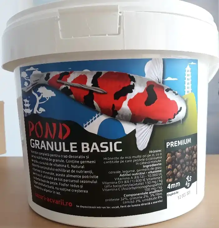 Cel mai bun preț Hrana Koi Premium -2,5mm,4kg